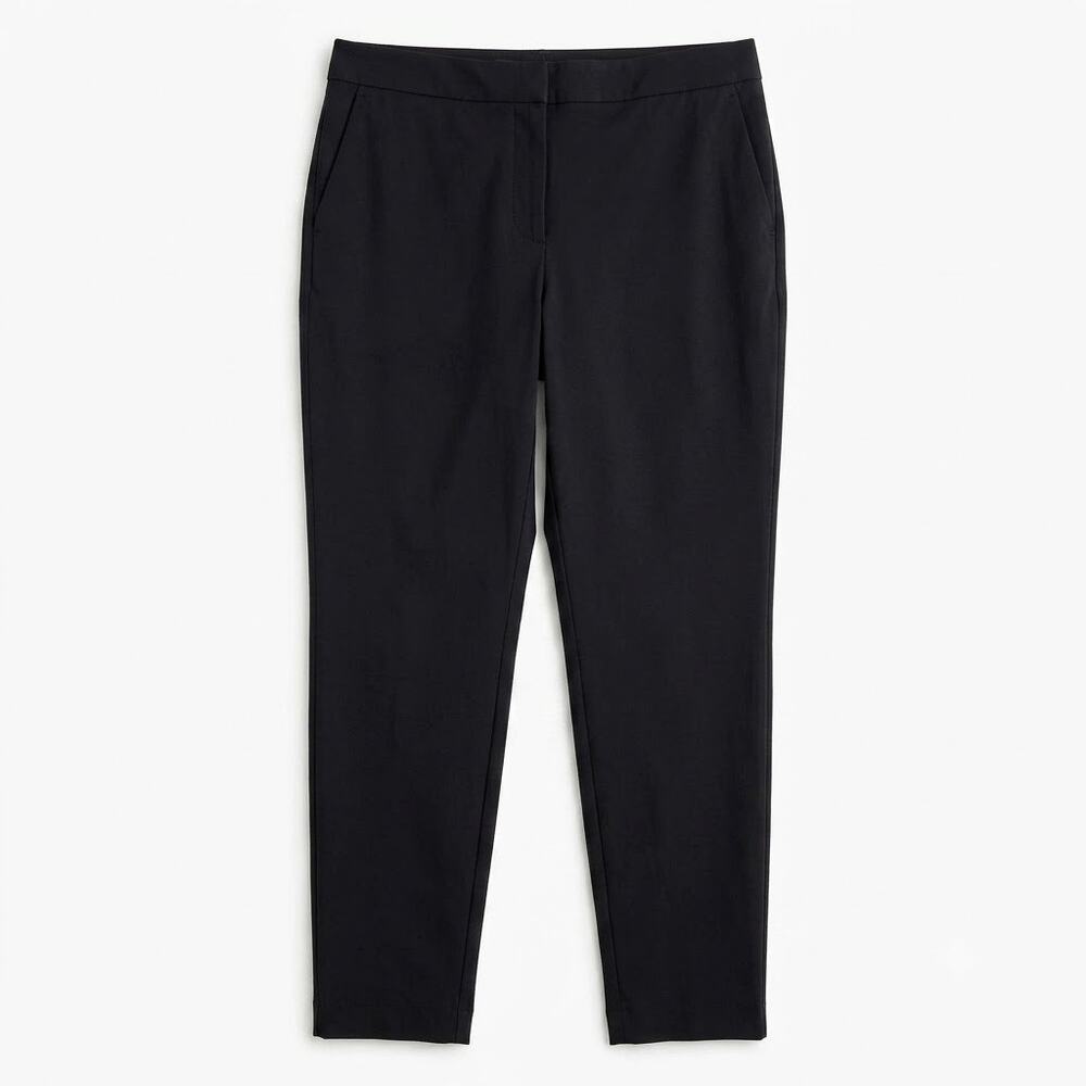 ESCADA Sport Wool Dress Jogger Pants Black High Rise Stretch Womens 42 36x29